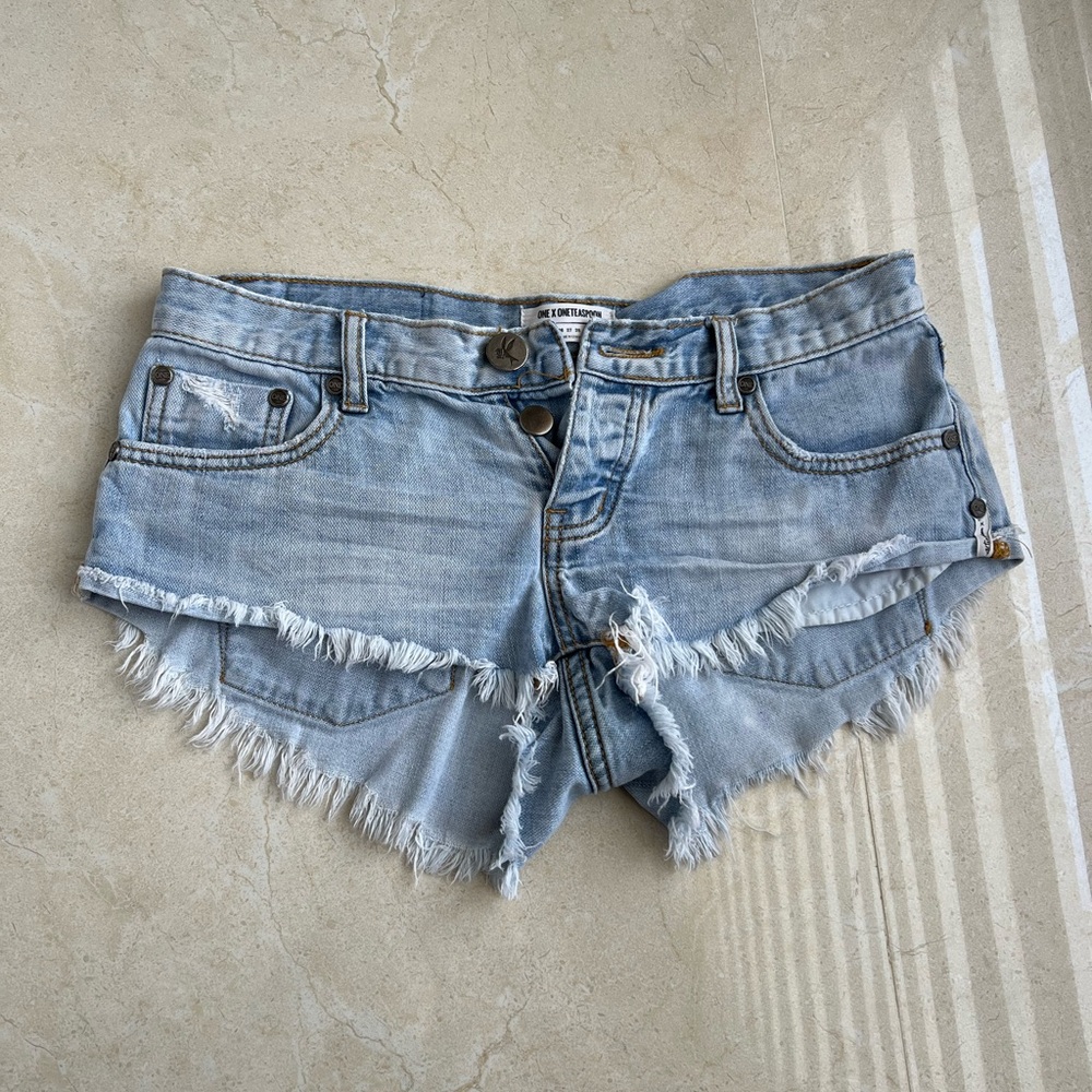 One Teaspoon Jean Shorts